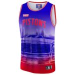 Detroit Pistons NBA & KidSuper Studios by Fanatics Unisex Hometown Jersey - Red