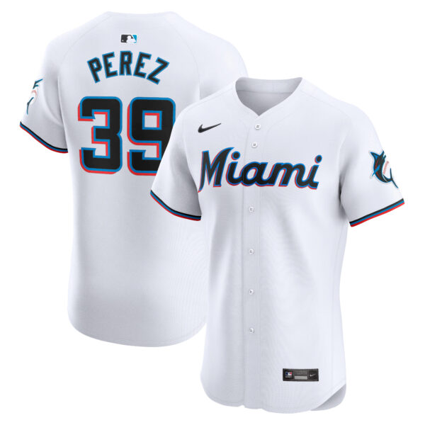 Eury Perez Miami Marlins  Home Elite Player Jersey - White