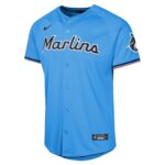Miami Marlins  Youth Alternate Limited Jersey - Blue