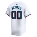 Miami Marlins  Home Limited Pick-A-Player Retired Roster Jersey - White