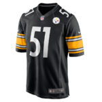 Nick Herbig 51 Pittsburgh Steelers Men Game Jersey - Black