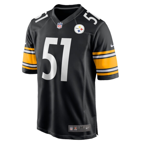 Nick Herbig 51 Pittsburgh Steelers Men Game Jersey - Black