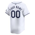 Tampa Bay Rays  Youth Home Limited Custom Jersey - White