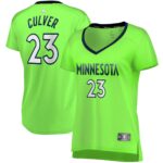 Jarrett Culver Minnesota Timberwolves Fanatics Women's Fast Break Replica Jersey Green - Statement Edition