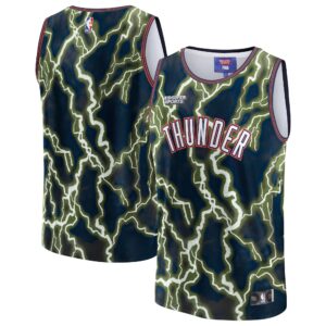 Oklahoma City Thunder NBA & KidSuper Studios by Fanatics Unisex Hometown Jersey - Black