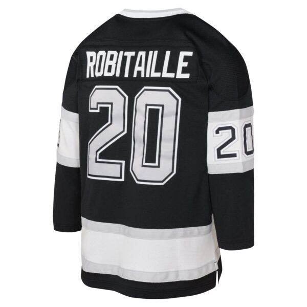 Luc Robitaille Los Angeles Kings Mitchell & Ness Youth 1992 Blue Line Player Jersey - Black