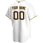Pittsburgh Pirates  Home Replica Custom Jersey - White