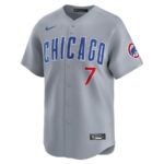Dansby Swanson 7 Chicago Cubs Road Limited Men Jersey - Gray