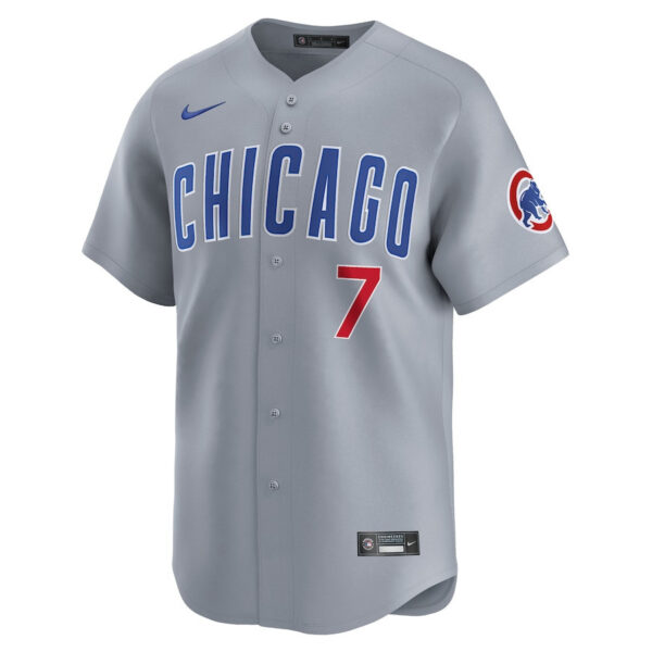 Dansby Swanson 7 Chicago Cubs Road Limited Men Jersey - Gray