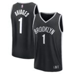 Mikal Bridges Brooklyn Nets Fanatics Fast Break Player Jersey - Icon Edition - Black