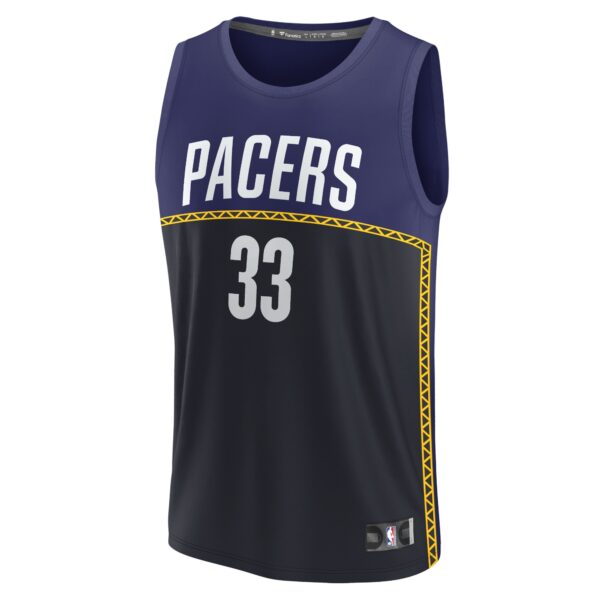 Myles Turner Indiana Pacers Fanatics Fastbreak Jersey - City Edition - Blue
