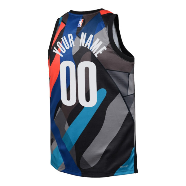 Brooklyn Nets 2023/24 City Edition Swingman Custom YOUTH Jersey - Black