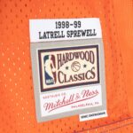 Latrell Sprewell New York Knicks Mitchell & Ness Hardwood Classics 1998/99 Split Swingman Jersey - Blue/Orange