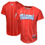Miami Marlins City Connect Limited YOUTH Jersey - Red