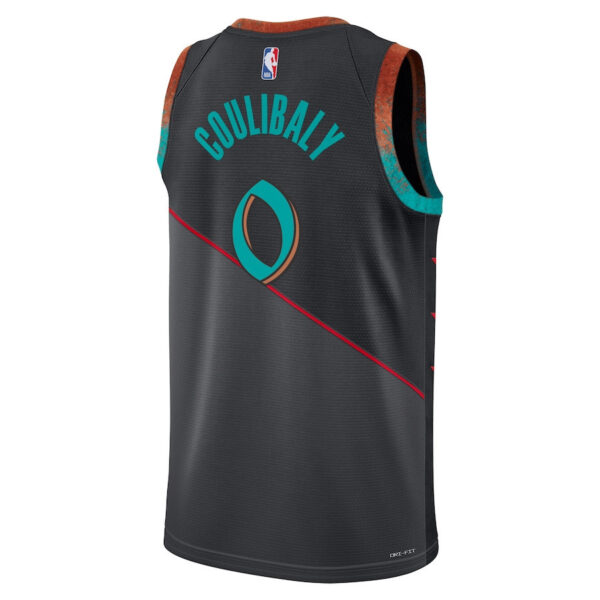 Bilal Coulibaly 0 Washington Wizards 2023/24 City Edition Swingman Jersey - Black