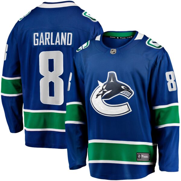 Conor Garland Vancouver Canucks Fanatics Home Breakaway Jersey - Blue