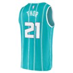 JT Thor Charlotte Hornets Fanatics Youth 2021/22 Fast Break Replica Jersey - Icon Edition - Teal