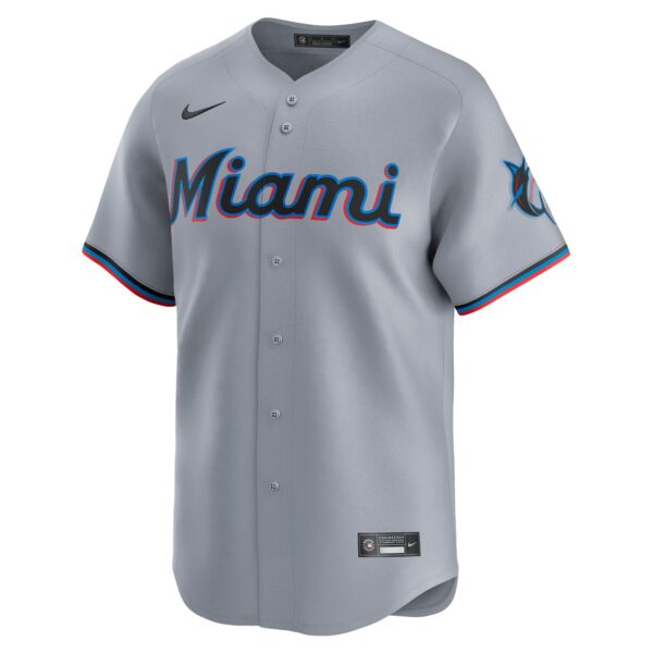Miami Marlins  Road Limited Jerseyu00c2u00a0u00e2u20acu201c Gray