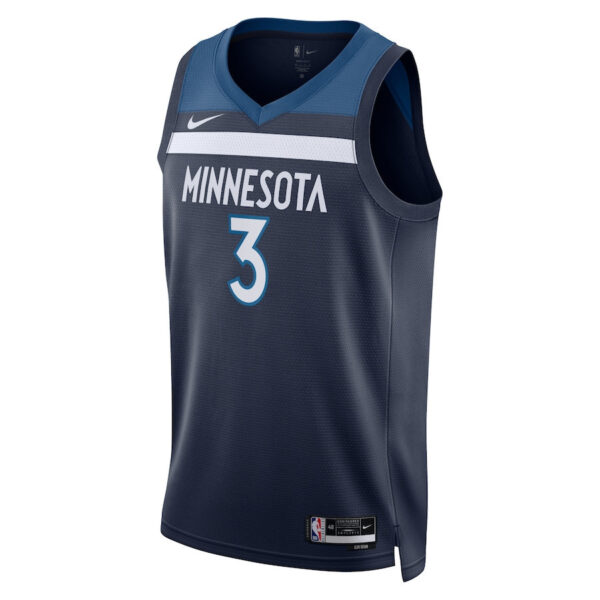 Jaden McDaniels 3 Minnesota Timberwolves Unisex Swingman Jersey - Icon Edition - Navy