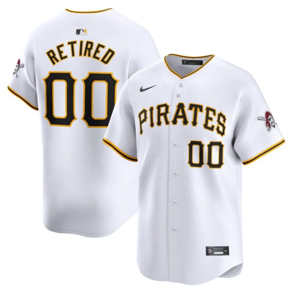 Pittsburgh Pirates  Home Limited Pick-A-Player Retired Roster Jersey - White