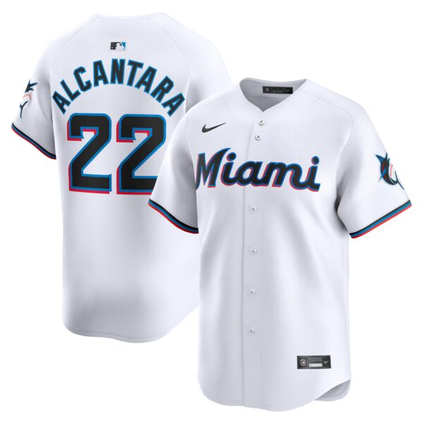 Sandy Alcantara Miami Marlins  Home Limited Player Jersey - White