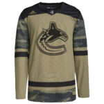 Vancouver Canucks adidas Logo Military Appreciation Team Authentic Practice Jersey - Camo