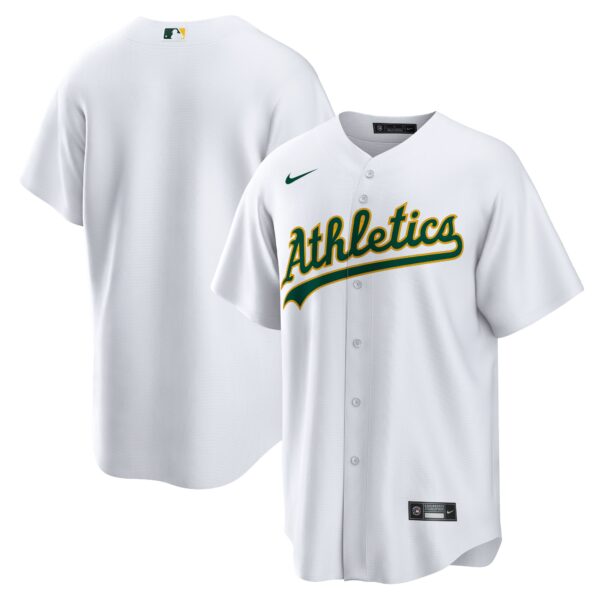 Oakland Athletics  Home Blank Replica Jersey - White