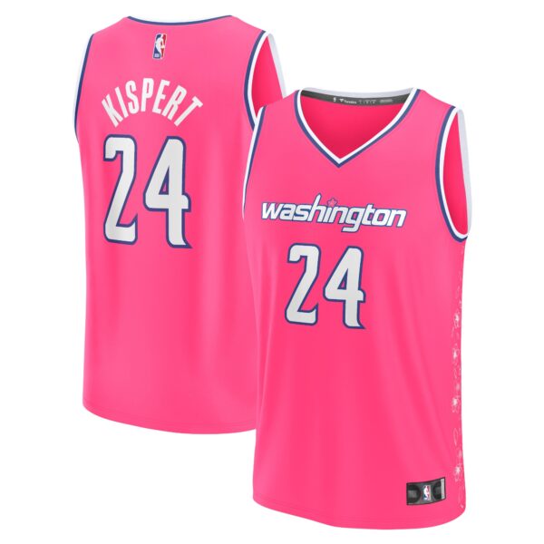 Corey Kispert Washington Wizards Fanatics Fastbreak Jersey - City Edition - Pink