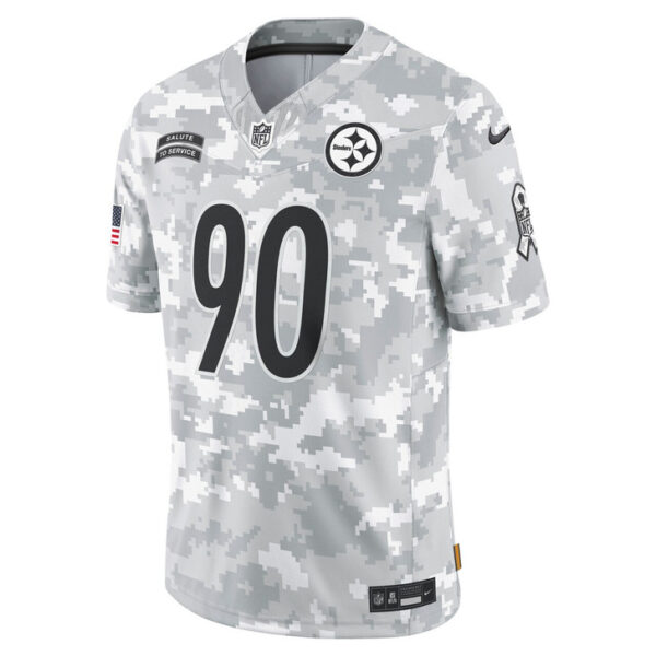 T.J. Watt Pittsburgh Steelers 2024 Salute to Service Limited Jersey - Arctic Camo