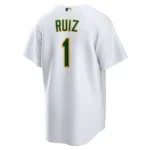 Esteury Ruiz 1 Oakland Athletics Home Men Jersey - White