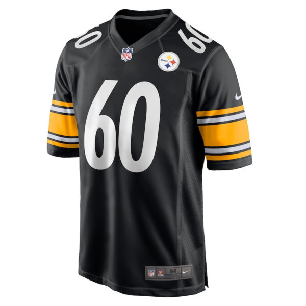 Dylan Cook 60 Pittsburgh Steelers Men Game Jersey - Black