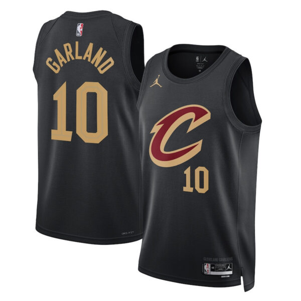 Darius Garland 10 Cleveland Cavaliers Unisex Swingman Jersey - Statement Edition - Black