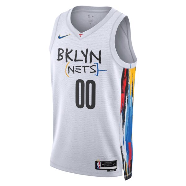 Brooklyn Nets  Unisex 2022/23 Swingman Custom Jersey - City Edition - White