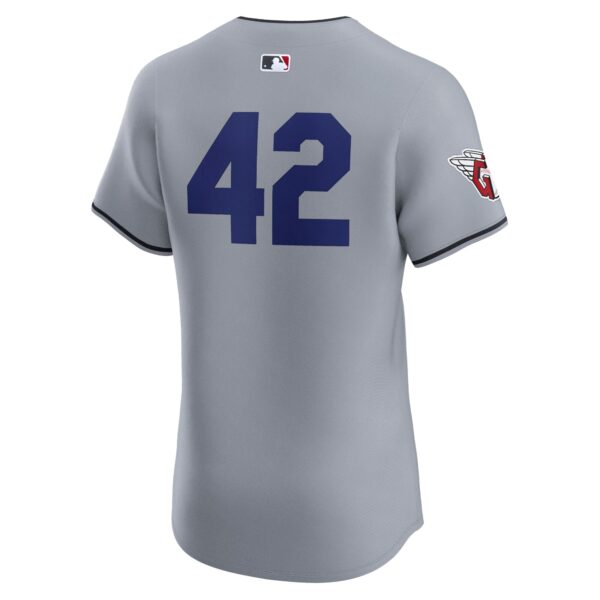 Cleveland Guardians  Road 2024 Jackie Robinson Day Elite Jersey - Gray