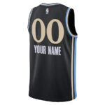 Atlanta Hawks 2023/24 City Edition Swingman Custom Jersey - Black