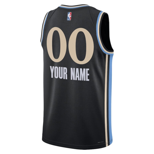 Atlanta Hawks 2023/24 City Edition Swingman Custom Jersey - Black