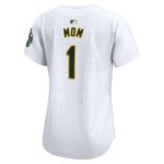 Oakland Athletics  Women's #1 Mom Home Limited Jersey - White
