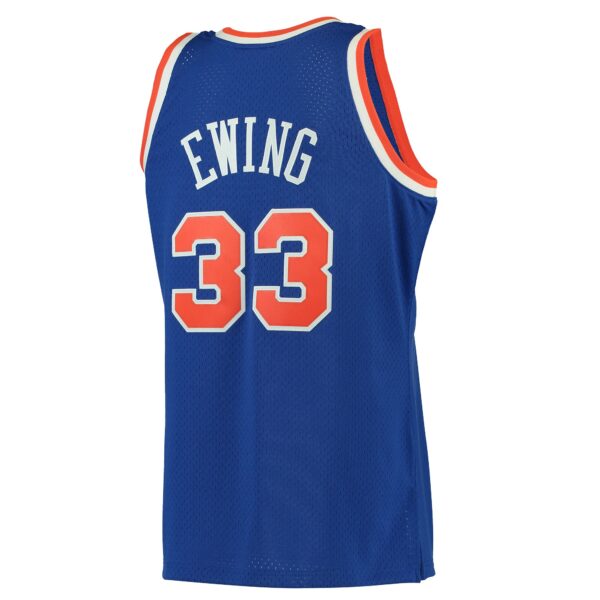 Patrick Ewing New York Knicks Mitchell & Ness 1991/92 Hardwood Classics Swingman Jersey - Blue