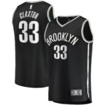 Nicolas Claxton Brooklyn Nets Fanatics Fast Break Replica Jersey - Icon Edition - Black