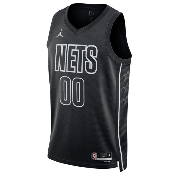 Brooklyn Nets Jordan Brand Unisex 2022/23 Swingman Custom Jersey - Statement Edition - Black