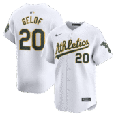 Zack Gelof Oakland Athletics  Youth Home Limited Player Jersey - White