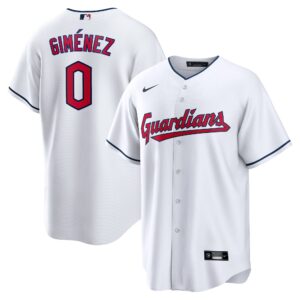 Andru00c3u00a9s Gimu00c3u00a9nez Cleveland Guardians  Home  Replica Player Jersey - White