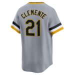 Roberto Clemente Pittsburgh Pirates  Throwback Cooperstown Collection Limited Jersey - Gray