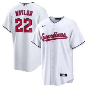 Josh Naylor 22 Cleveland Guardians Home Men Jersey - White
