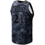 Dominique Wilkins Atlanta Hawks Mitchell & Ness Hardwood Classics 1986/87 Tie-Dye Swingman Jersey - Black