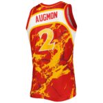 Stacey Augmon Atlanta Hawks Mitchell & Ness 1991/92 Hardwood Classics Marble Swingman Jersey - Red