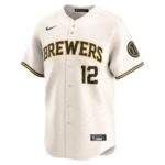 Rhys Hoskins Milwaukee Brewers  Home Limited Player Jersey - Cream