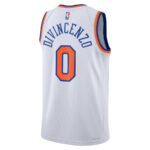 Donte DiVincenzo 0 New York Knicks Unisex Swingman Jersey - Association Edition - White