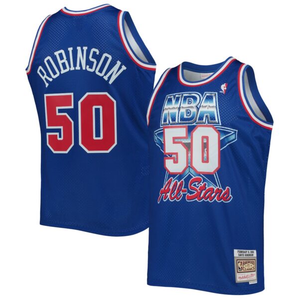 David Robinson Western Conference Mitchell & Ness Hardwood Classics 1992 NBA All-Star Game Swingman Jersey - Royal