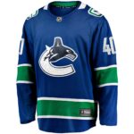 Elias Pettersson Vancouver Canucks Fanatics Home Breakaway Jersey - Blue